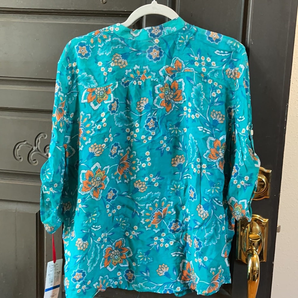 Ruby Rd. Sheer Blouse. - Picture 6 of 8